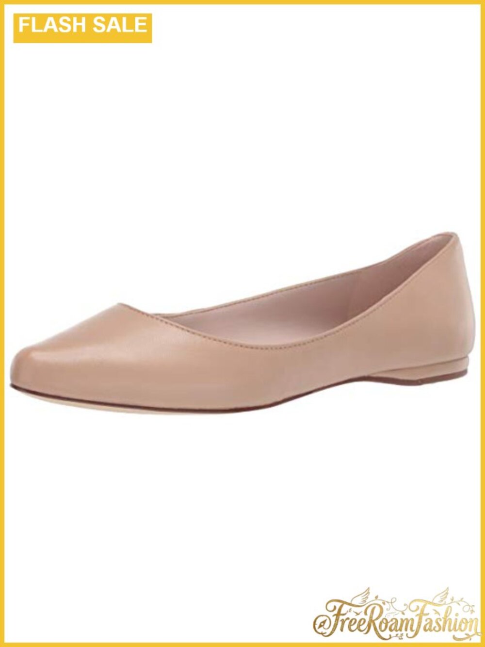 Ballet Flat Almond Toe Slip On Casual Work Shoes